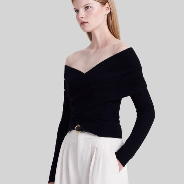 Kvinder Oversized Wrap Sweater Stilla