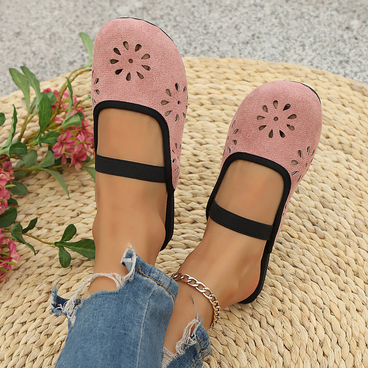 Dame Slip-On Sko med luftig perforering Stilla