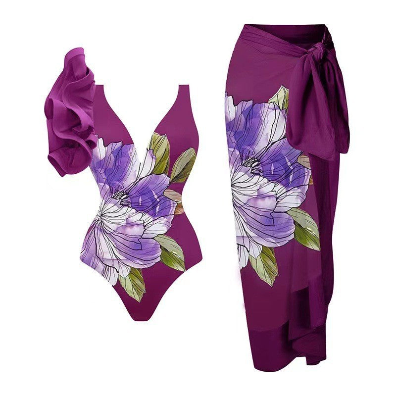 Dame Farverigt Strandkjole og Én Stykkede Stilla