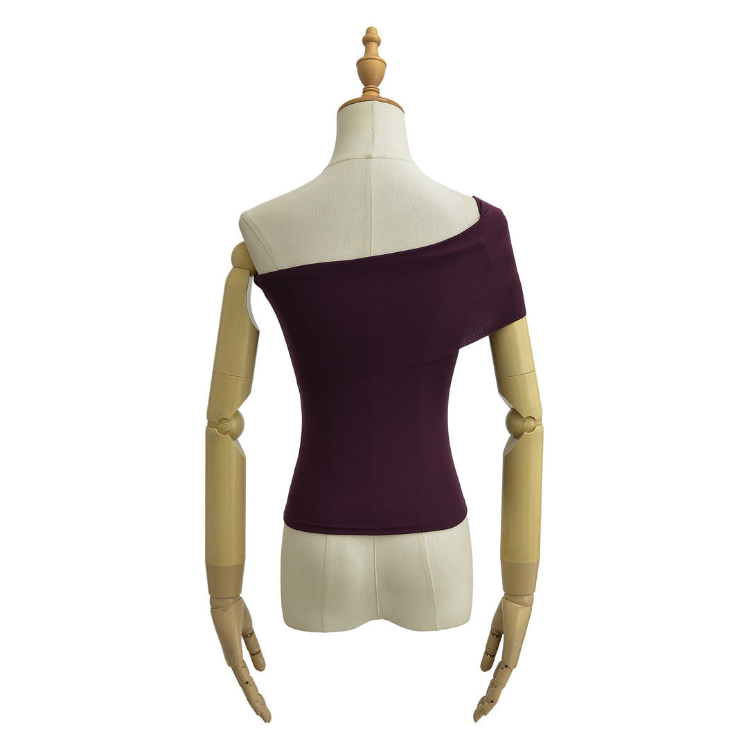 Dame Off-Shoulder Top med raffineret Drapé-design Stilla