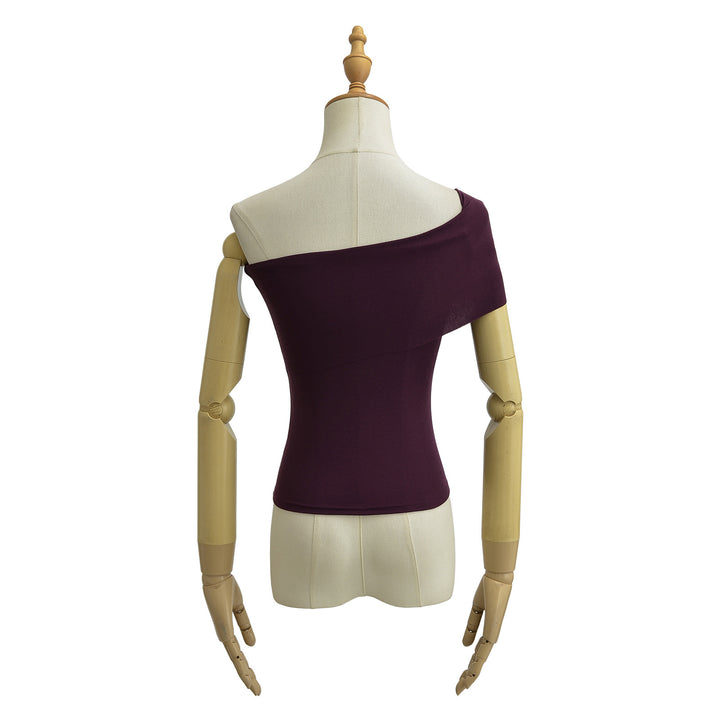 Dame Off-Shoulder Top med raffineret Drapé-design Stilla