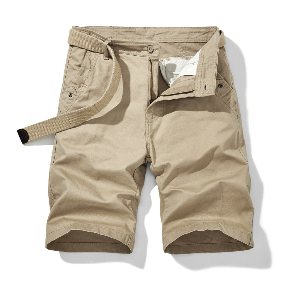 Herrer alsidige korte cargo-shorts med justerbar talje og funktionelle lommer Stilla