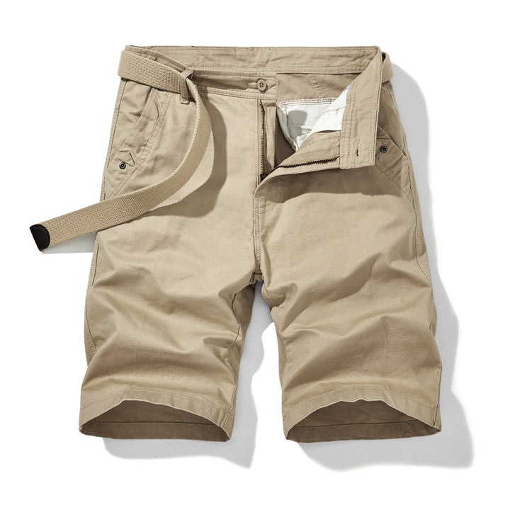 Herrer alsidige korte cargo-shorts med justerbar talje og funktionelle lommer Stilla