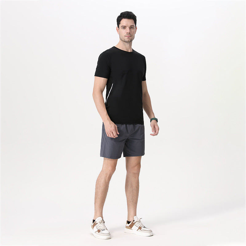 Herrer Åndbart Sport T-Shirt med elastisk pasform Stilla