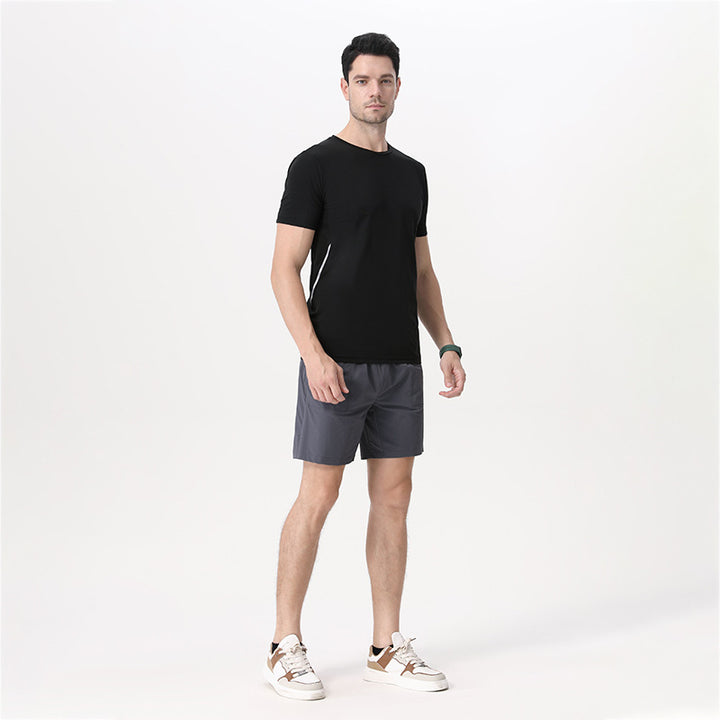 Herrer Åndbart Sport T-Shirt med elastisk pasform Stilla