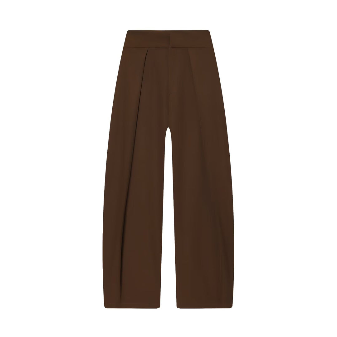 Dame elegant bred bukser med fine folder Skovae
