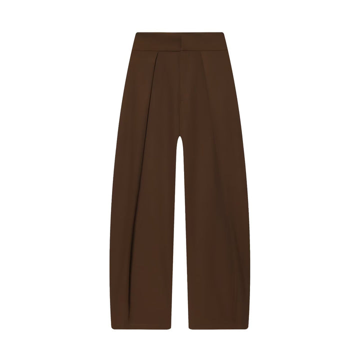Dame elegant bred bukser med fine folder Skovae