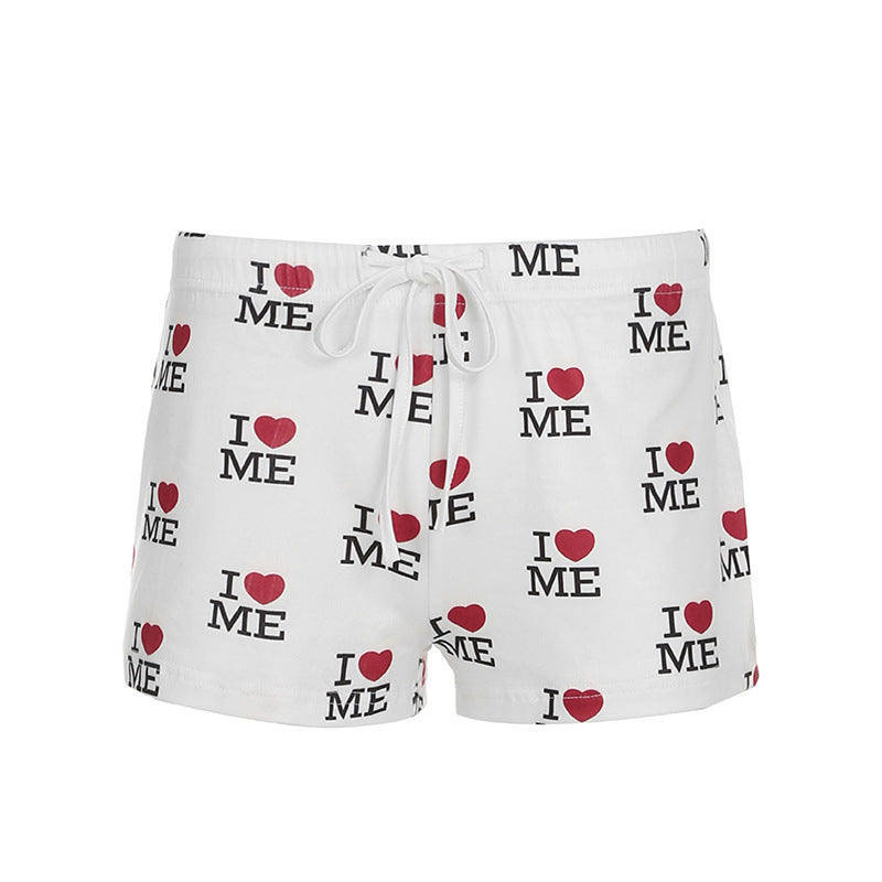 Dame Bandeau-Shirt med kreativ tekst Stilla