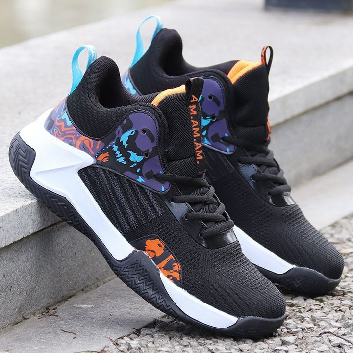 Herrer Dynamisk Basketball-Sneakers med innovativt dæmpningssystem og åndbart overmateriale Stilla