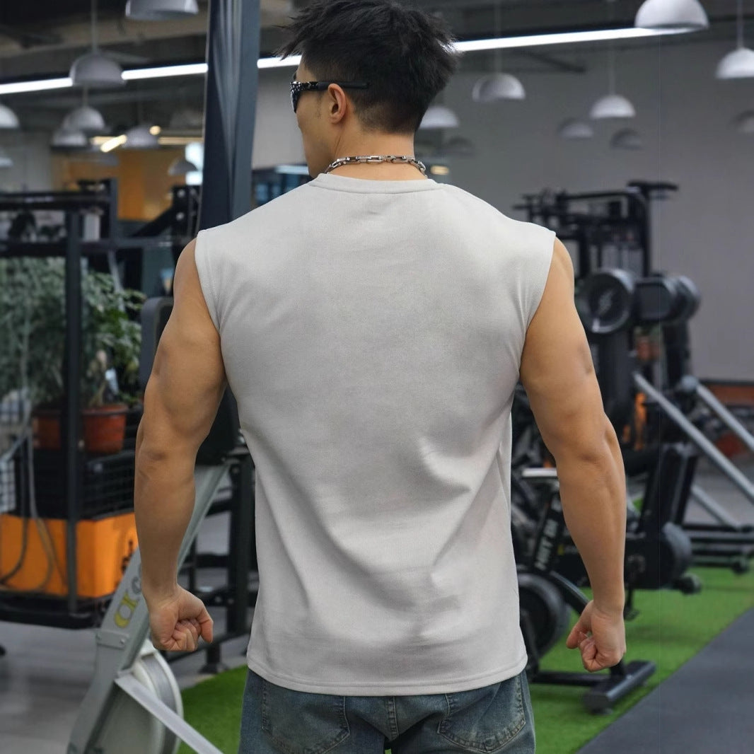 Herre sporty muskelshirt med innovativ snit Stilla