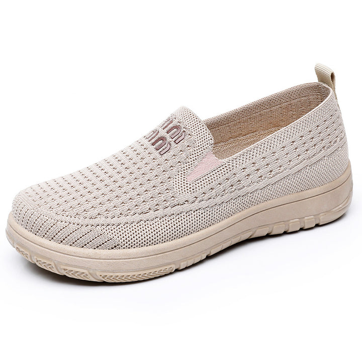 Dame Åndbare Slip-On Fritidssko med elastisk Komfort-overdel Stilla