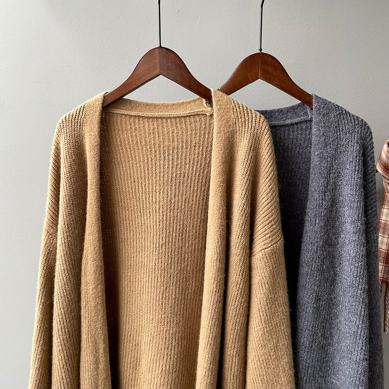 Dame hyggelig strik cardigan med afslappet snit og høj kvalitet materiell Stilla