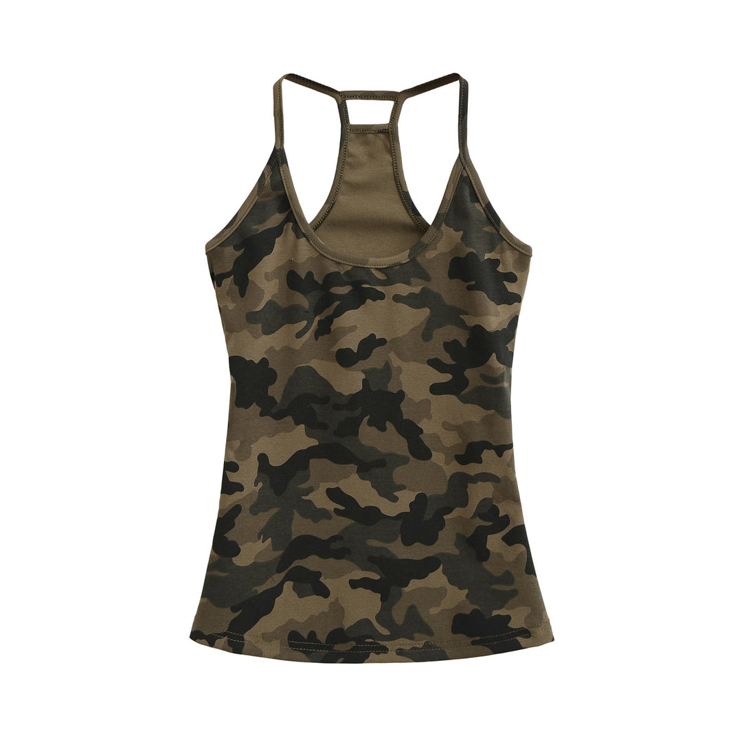 Dame sporty tanktop med til træning optimeret racerback-design Stilla