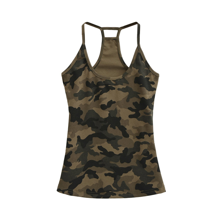 Dame sporty tanktop med til træning optimeret racerback-design Stilla