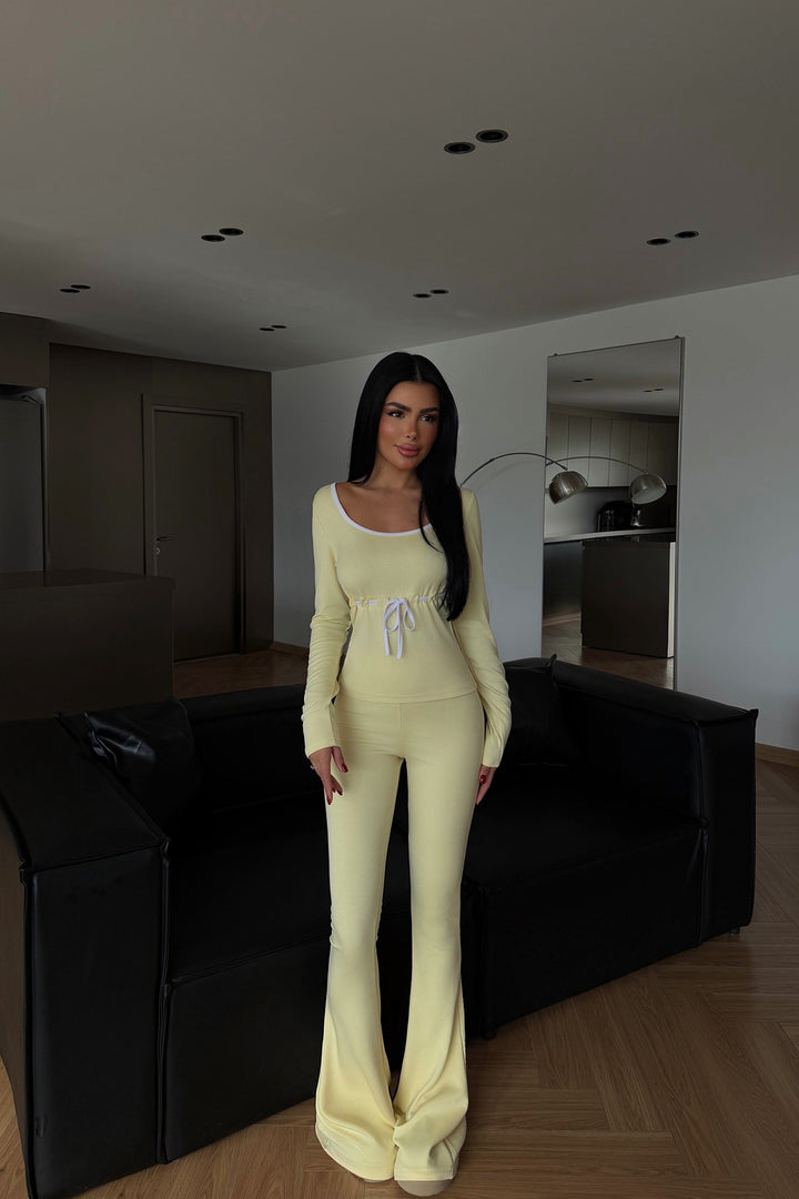 Women's long-sleeved combination transformation suit with drawstring Skovae