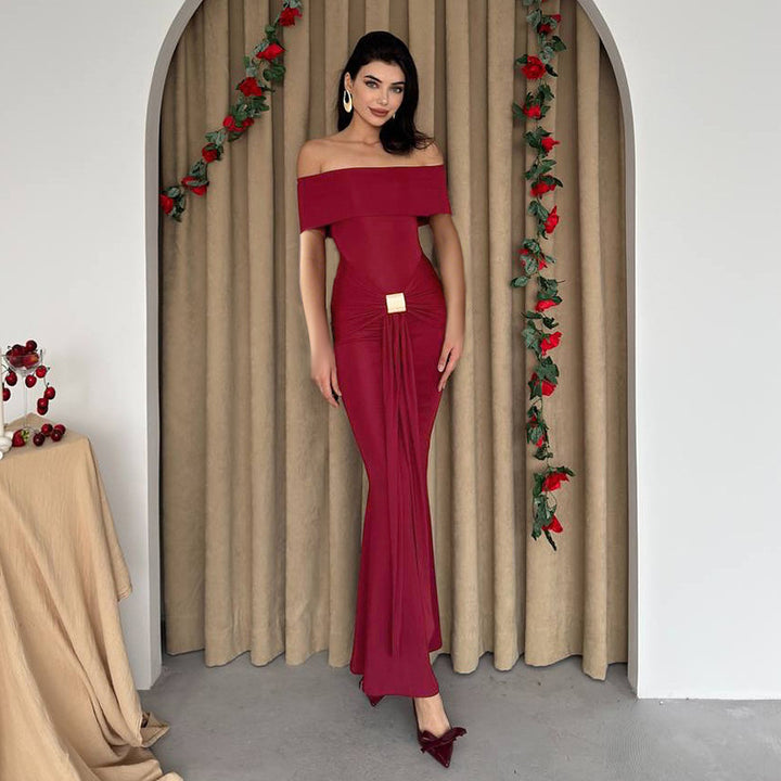 Damer Off-Shoulder Maxikjole med elegant silhuet Stilla