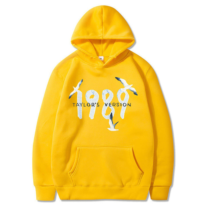 Kvinders hætte sweatshirt med kreativt fugledesign og høj kvalitet bomuld Skovae
