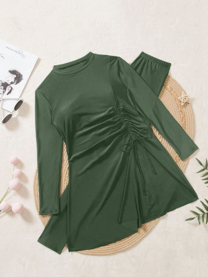 Damer Sporty Strandoutfit med moderne indpakningsdesign Skovae