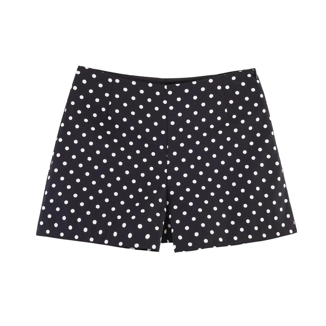 Dame kombination af kort top og shorts Skovae