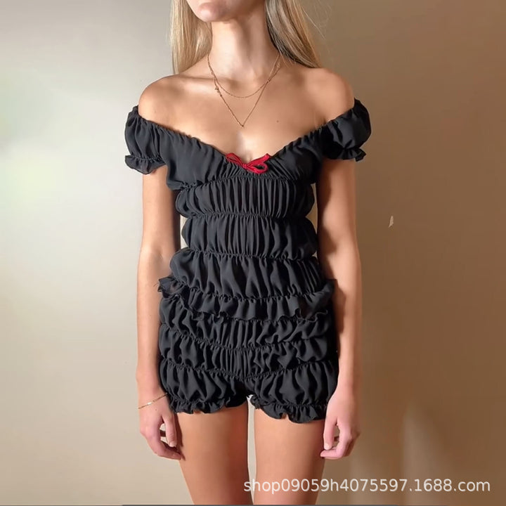 Dame Off-Shoulder Sommeroverall Skovae