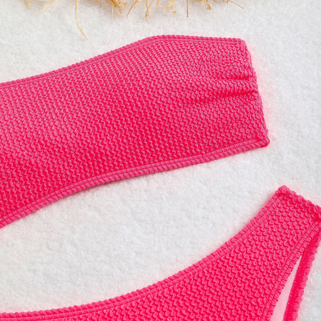 Dame Hæklet Bandeau Bikini Sæt Stilla