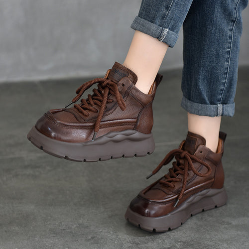 Dame Sporty High-Top Sneakers med robust overdel og dæmpende sål Stilla