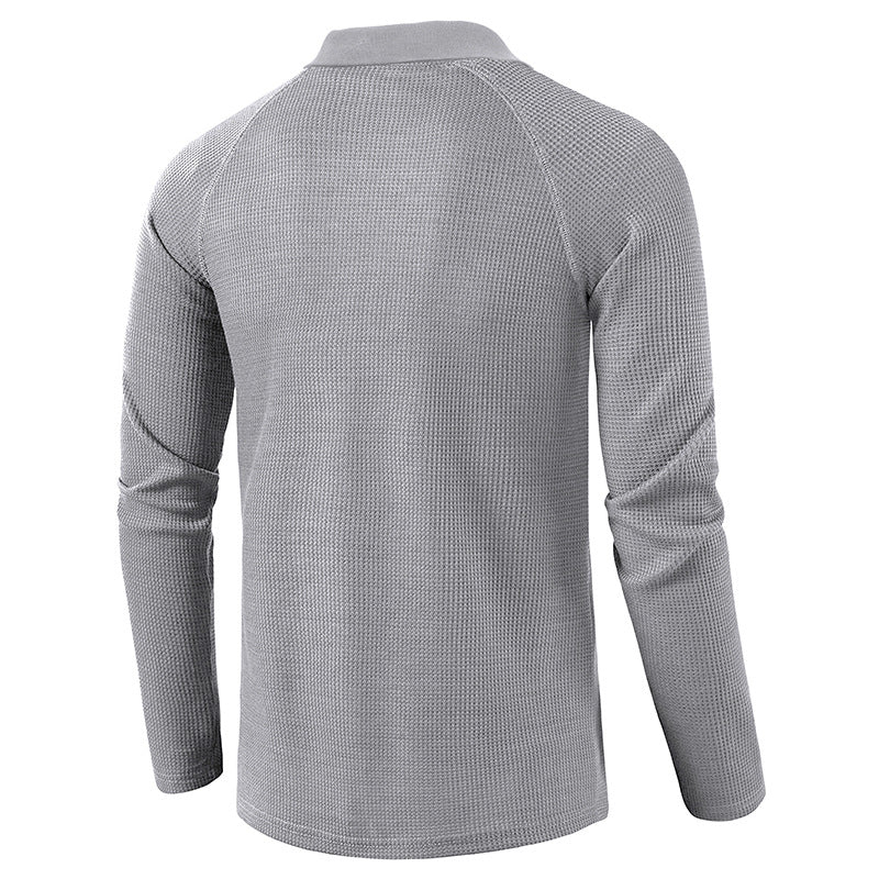 Herrer poloshirt med innovativ strukturdesign og afslappet snit Stilla