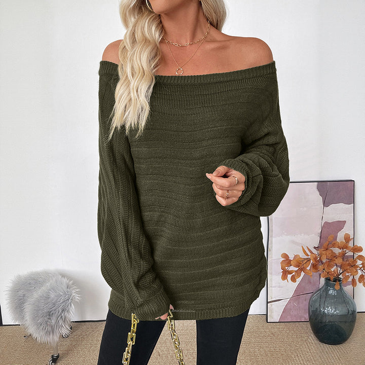 Kvinder Off-Shoulder Strik Sweater Stilla