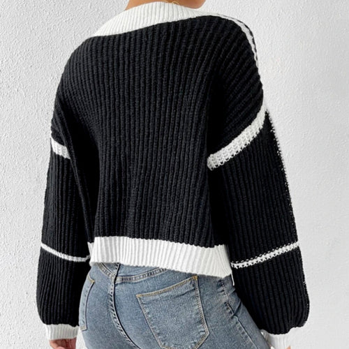 Femme Chunky Strik Åben-Front Cardigan Stilla