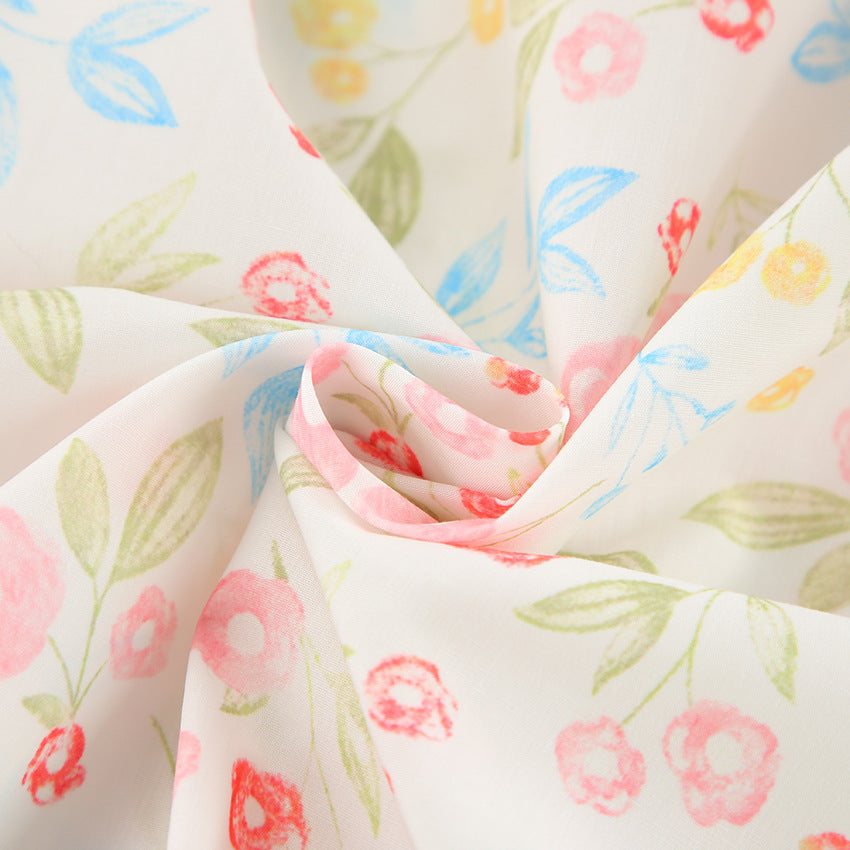 Dame pyjamasæt med blomsterdesign og løs pasform Stilla