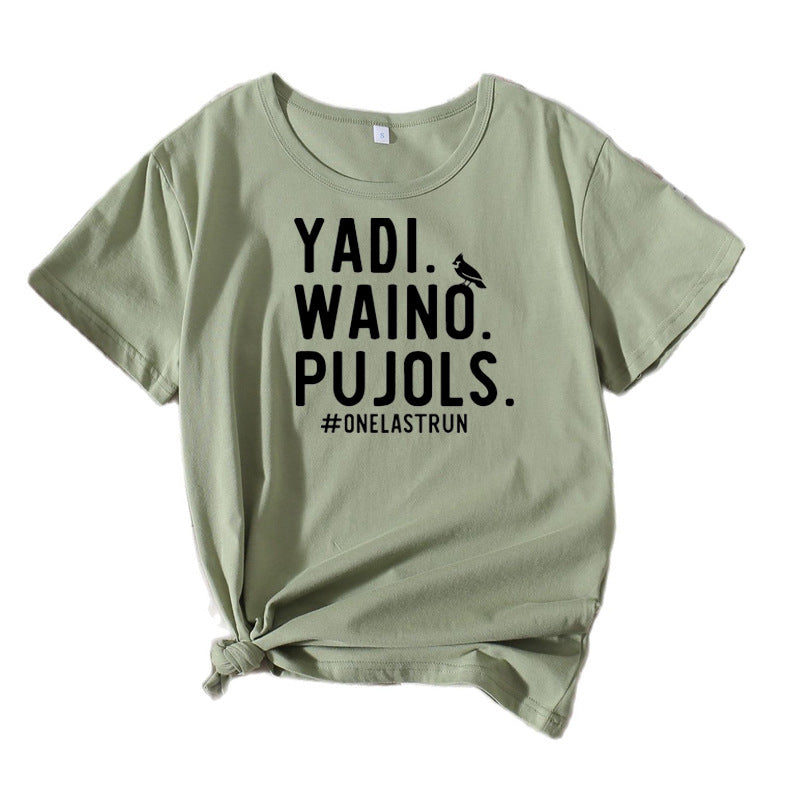 Dame Fritids Grafik T-Shirt Stilla