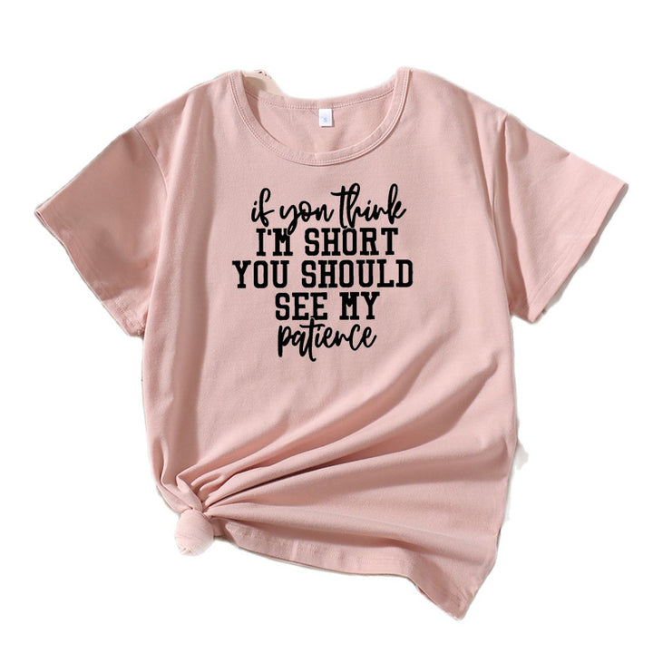 Kvinder Humoristiske Citater Grafik T-Shirt Stilla