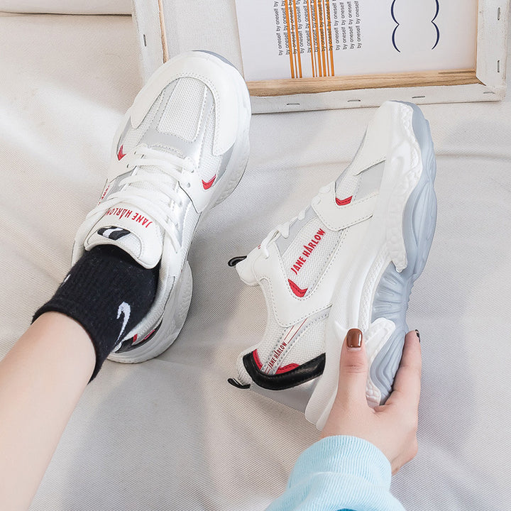 Dame Sporty Sneakers med åndbart mesh-overflade og skridsikker sål Stilla