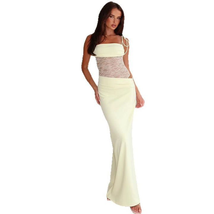 Femme Elegant og figursyet aftenkjole Stilla