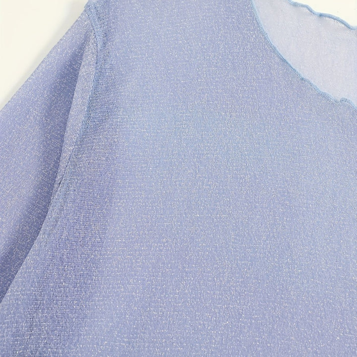 Dame Strandtop med glitrende materiale Skovae