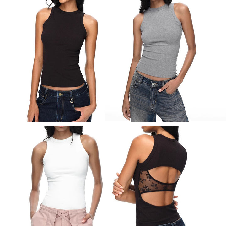 Dame ærmeløst Crop-Top Stilla