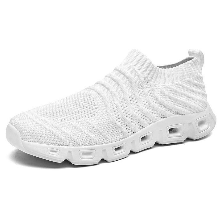 Herrer Slip-On Let Komfort Sneakers med Ventileret Mesh-Design Stilla