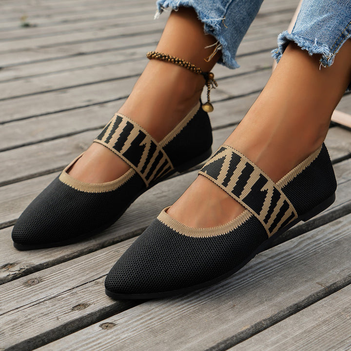 Damer elegante Sling-Ballerinas med komfortabel bandage Stilla