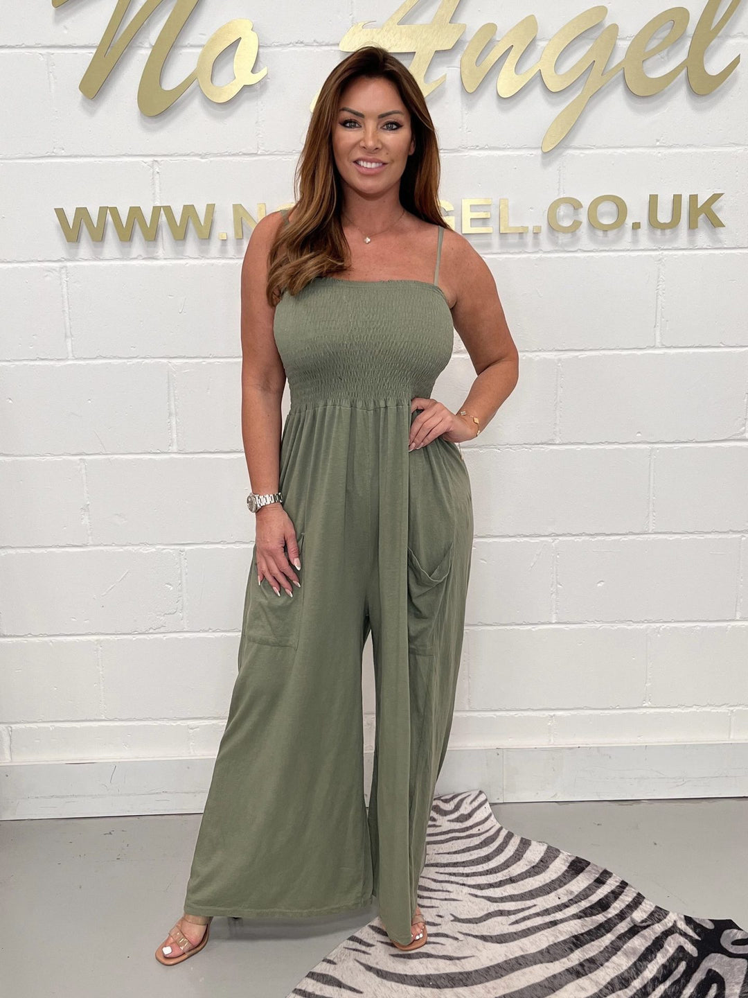 Dame Relaxed Utility Overall i blødt stof Stilla