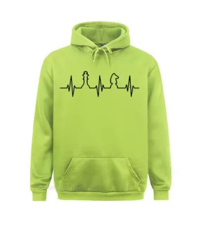Kvinders Hoodie med Kreativt Skakmotiv Skovae