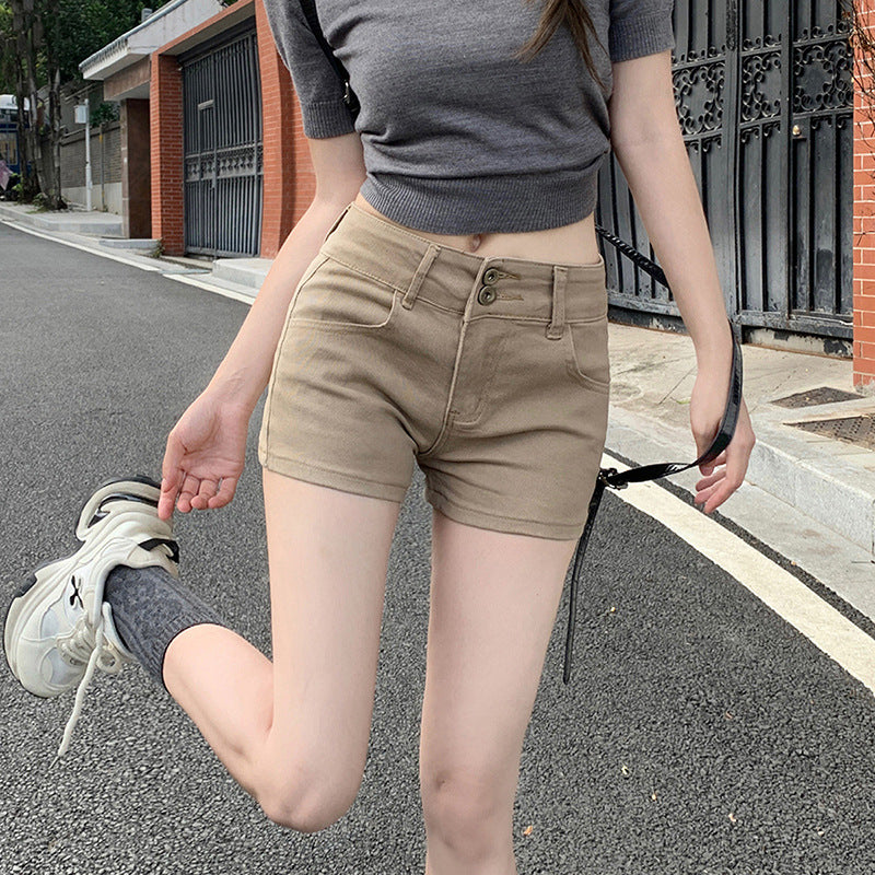 Dame Skræddersyede Denim Shorts Stilla