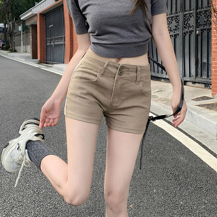 Dame Skræddersyede Denim Shorts Stilla