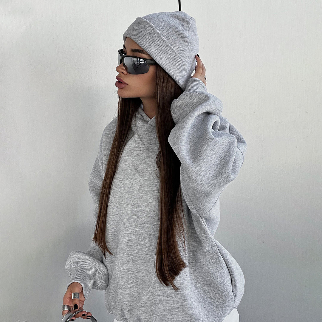 Kvindernes sporty hoodie og joggingbukser sæt Stilla