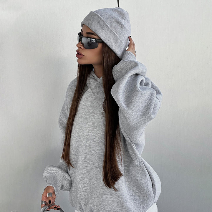 Kvindernes sporty hoodie og joggingbukser sæt Stilla