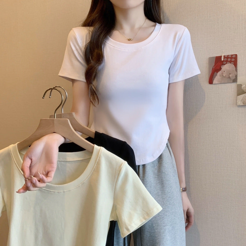 Femme Casual Soft Touch Kortærmet T-shirt Stilla