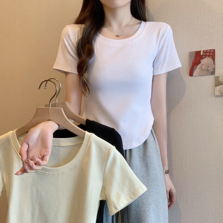 Femme Casual Soft Touch Kortærmet T-shirt Stilla