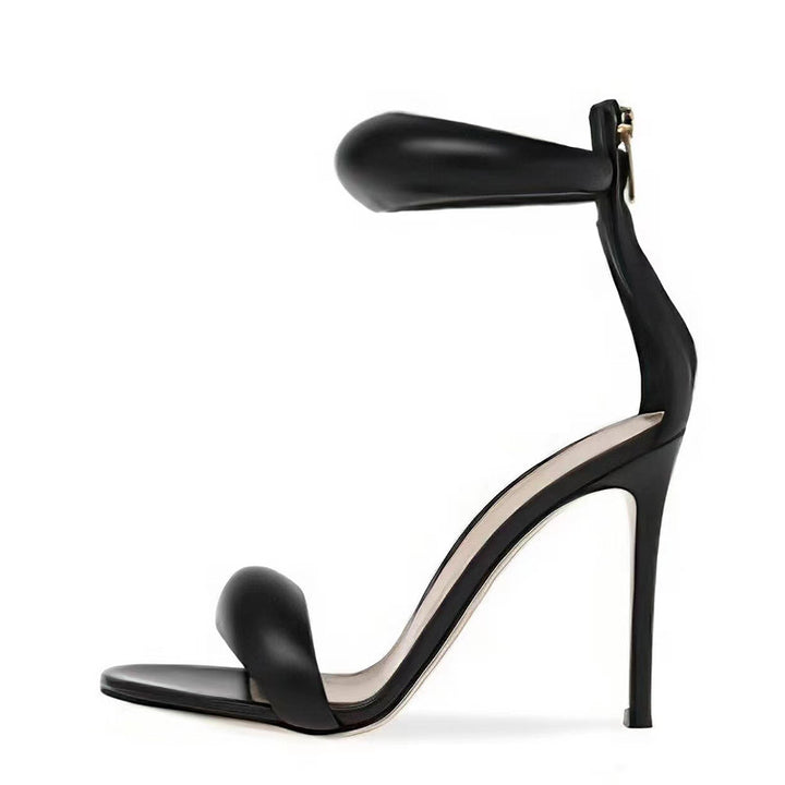 Femme Højhælede Anklerem Sandaler med Bølgeformet Design Stilla