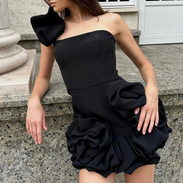 Stilla | Sensuel One-Shoulder Strapless Bodycon Kjole