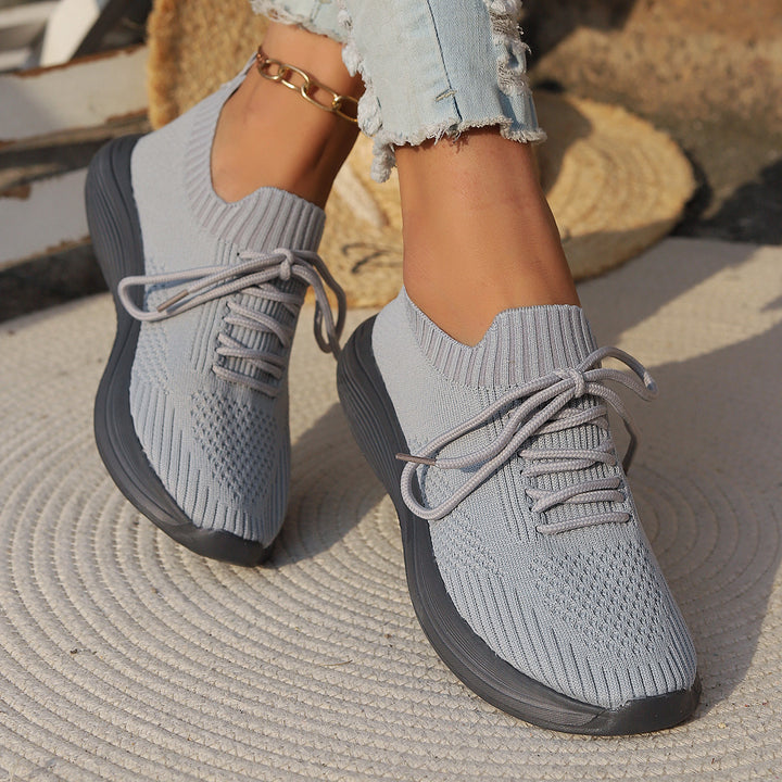 Kvinder Åndbare Strik-Sneakers Stilla