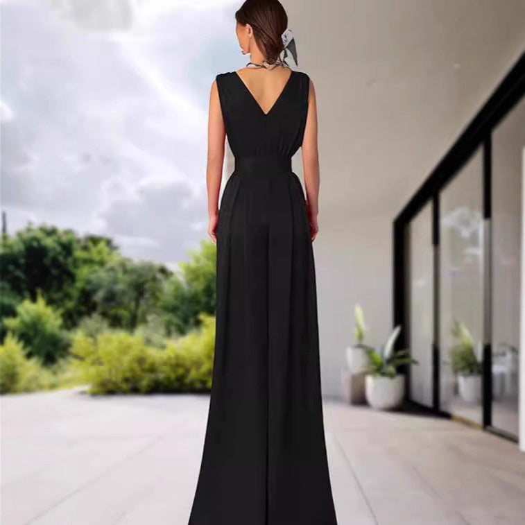 Dame jumpsuit i elegant snit